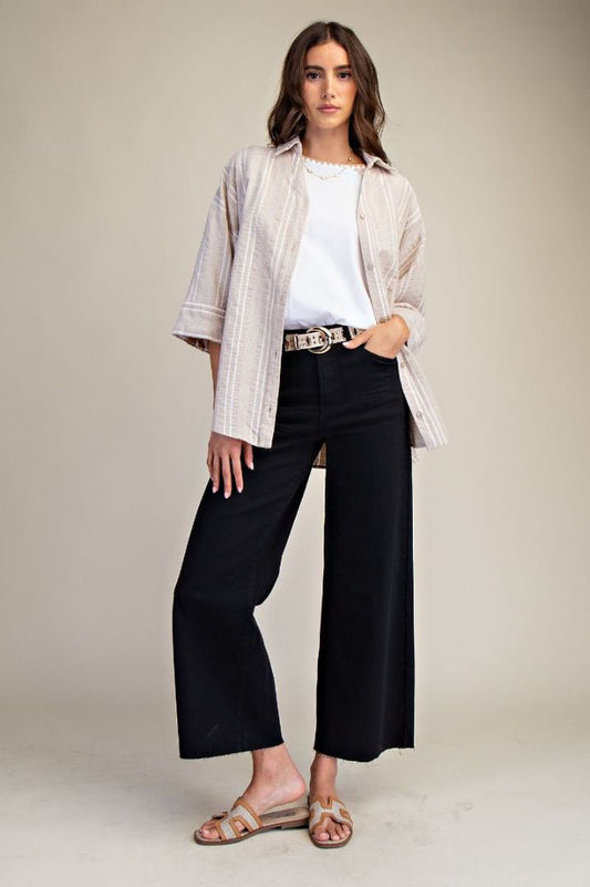 EASEL BLK TWILL PANTS EASEL L