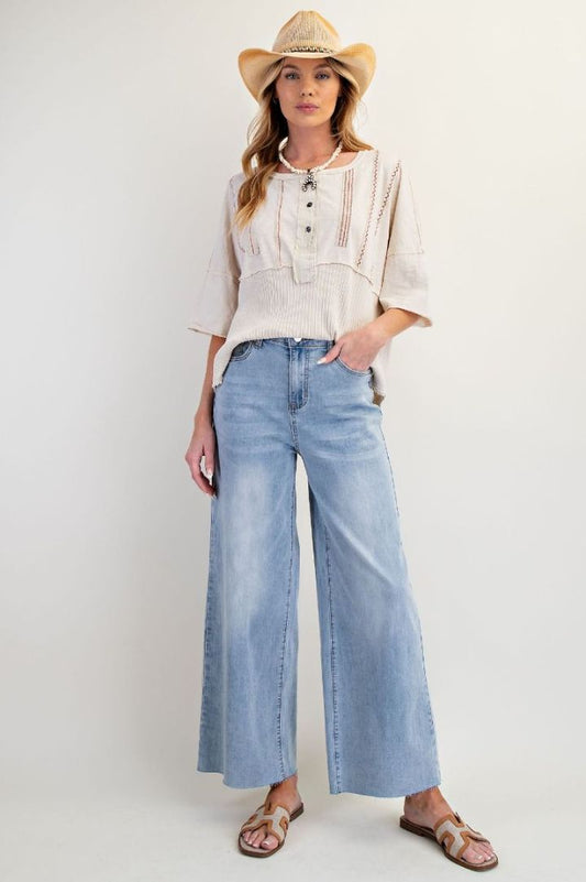 EASEL LIGHT DENIM JEANS EASEL S