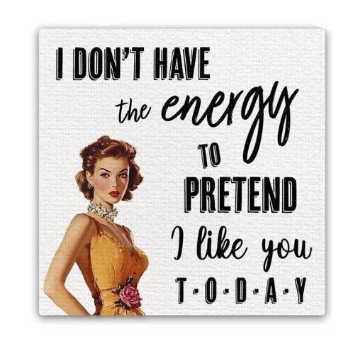Funny Canvas  Magnet Pretend - 1152