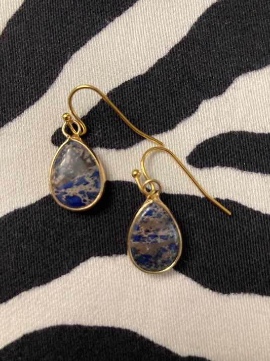 Impression Blue Jasper Earrings