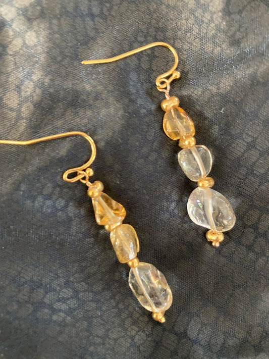 Citrine Earrings Bellajules