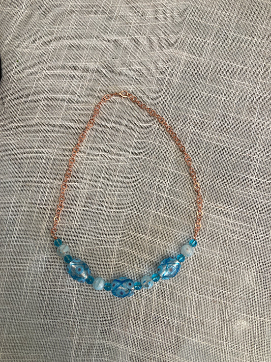 18” Necklace With glass Beads Bellajules 18”