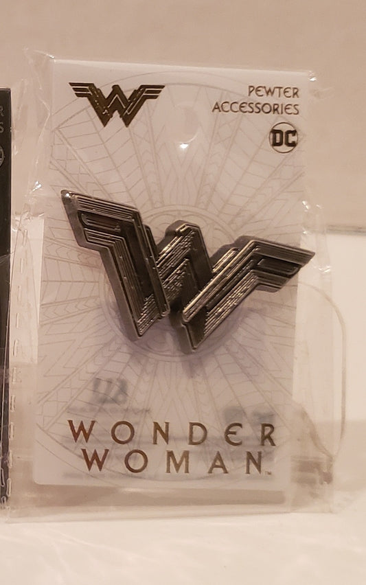 Wonder Woman Logo pin (1") Monogram