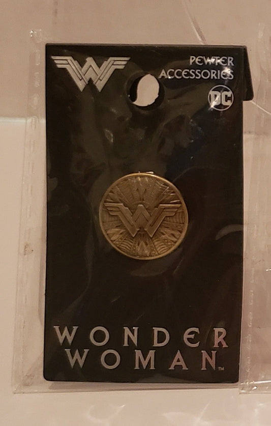 Wonder Woman Shield Pin Monogram