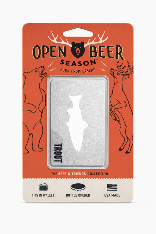 Wallet Bottle Opener Trout - 1152